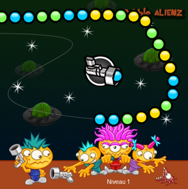 Jeu Bubulle AlienZ de Ovniz.com