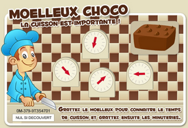 Ticket Moelleux Choco de Chocokdo